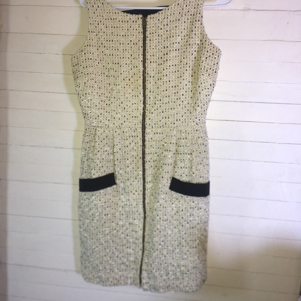 Leona / Lauren Leonard 100% Silk Boucle Dress